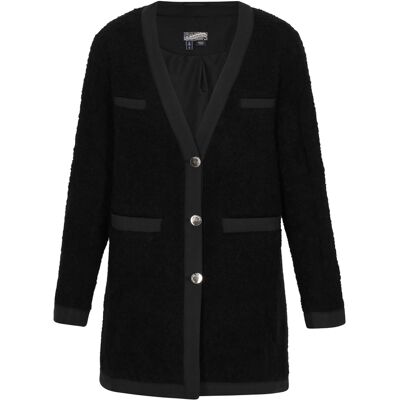 Dreimaster Blazer Frauen Schwarz Schwarz S Dreimaster Blazer Frauen Schwarz Schwarz S
