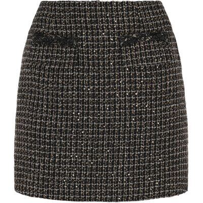 Faina Rock Frauen schwarzes Gold Schwarz XS Faina Rock Frauen schwarzes Gold Schwarz XS