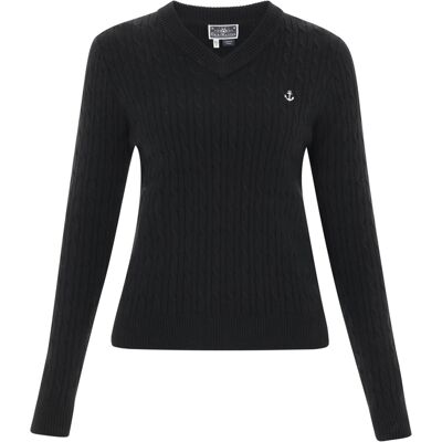 Dreimaster Pullover Frauen Schwarz Schwarz XS/S Dreimaster Pullover Frauen Schwarz Schwarz XS/S