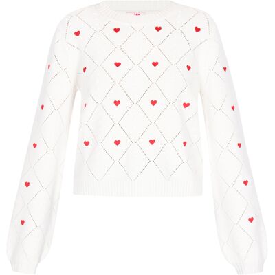 Mymo Pullover Frauen cremefarben Cremefarben M/L Mymo Pullover Frauen cremefarben Cremefarben M/L