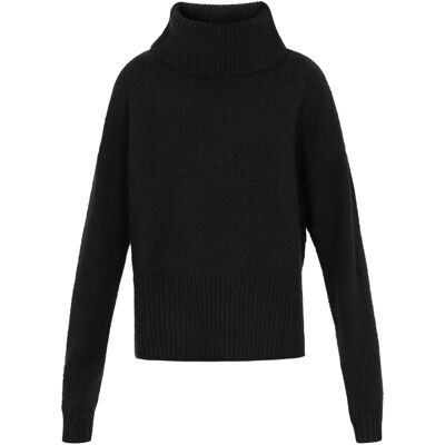 Mymo Pullover Frauen Schwarz Schwarz XS/S Mymo Pullover Frauen Schwarz Schwarz XS/S