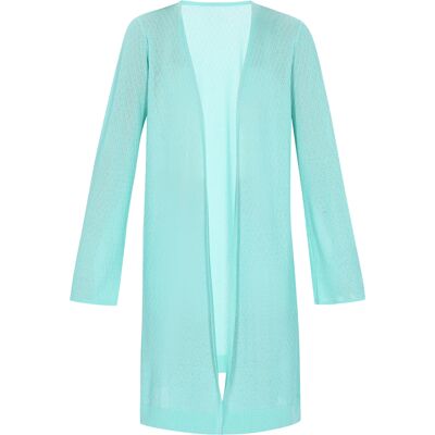 IZIA Strickjacke Frauen Türkis Türkis S IZIA Strickjacke Frauen Türkis Türkis S