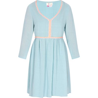 IZIA Kleid Frauen Aqua Türkis M IZIA Kleid Frauen Aqua Türkis M