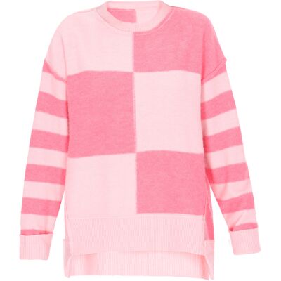 Mymo Pullover Frauen Rosa Rosa L Mymo Pullover Frauen Rosa Rosa L
