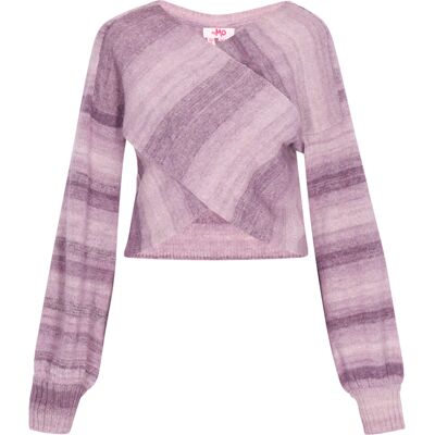 Mymo Pullover Frauen lila mehrfarbig Lila XS/S Mymo Pullover Frauen lila mehrfarbig Lila XS/S