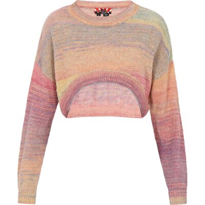 Mymo Pullover Frauen grün mehrfarbig Mehrfarben XL Mymo Pullover Frauen grün mehrfarbig Mehrfarben XL