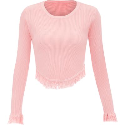 Mymo Pullover Frauen rosa Rose XS/S Mymo Pullover Frauen rosa Rose XS/S
