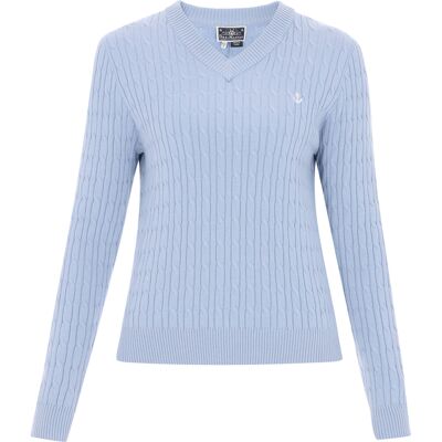 Dreimaster Pullover Frauen hellblau Hellblau M/L Dreimaster Pullover Frauen hellblau Hellblau M/L