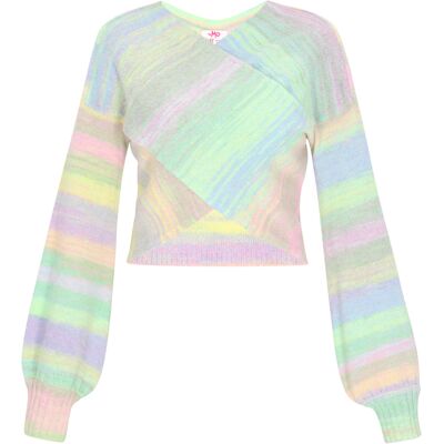 Mymo Pullover Frauen Limetten-Mehrfarbig Limettengrün M/L Mymo Pullover Frauen Limetten-Mehrfarbig Limettengrün M/L