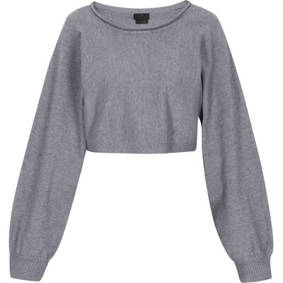 Dreimaster Pullover Frauen Graumelange Grau M/L Dreimaster Pullover Frauen Graumelange Grau M/L