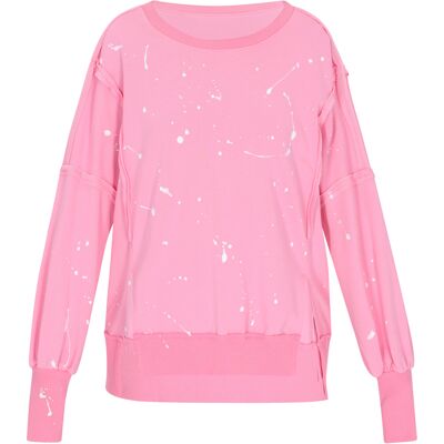 Mymo Sweatshirt Frauen Rosa Rosa L Mymo Sweatshirt Frauen Rosa Rosa L