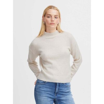 Ichi Damen Cloud Dancer Ihkamara Pullover Natürlich XS Ichi Damen Cloud Dancer Ihkamara Pullover Natürlich XS