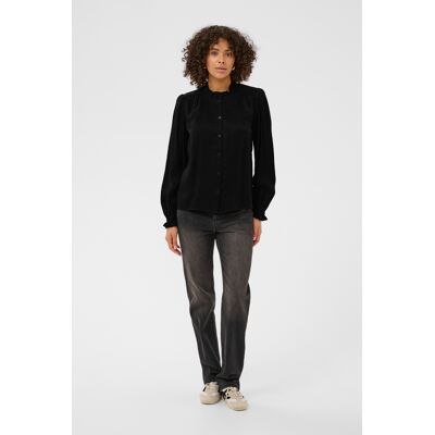 Kaffe Langarm - Hemd KAliliana Langarm - Hemd Regular fit Schwarz EU 46 / UK 18 Kaffe Langarm - Hemd KAliliana Langarm - Hemd Regular fit Schwarz EU 46 / UK 18