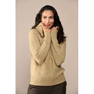 Mart Visser Liv Lurex Pullover Sand/Gold Sand S Mart Visser Liv Lurex Pullover Sand/Gold Sand S