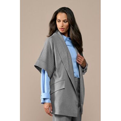 Mart Visser Roseline Lurex Blazer Grau Grau EU 42 / UK 14 Mart Visser Roseline Lurex Blazer Grau Grau EU 42 / UK 14