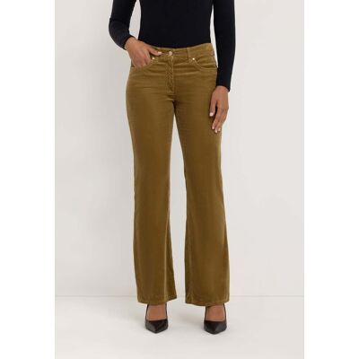 ZRS Sarah Bootcut-Hose Cappuccino Braun EU 44 / UK 16 ZRS Sarah Bootcut-Hose Cappuccino Braun EU 44 / UK 16