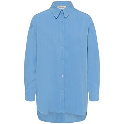 My Essential Wardrobe Langarm - Hemd GildaMW Langarm - Hemd Baggy fit Blau EU 42 / UK 14 My Essential Wardrobe Langarm - Hemd GildaMW Langarm - Hemd Baggy fit Blau EU 42 / UK 14