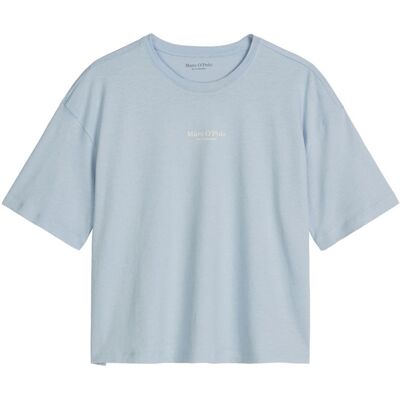 Marc O Polo Marc O'Polo Damen T-Shirt Mix N MatchTee Shirt, Kurzarmshirt, Basic Shirt Hellblau XS Marc O Polo Marc O'Polo Damen T-Shirt Mix N MatchTee Shirt, Kurzarmshirt, Basic Shirt Hellblau XS