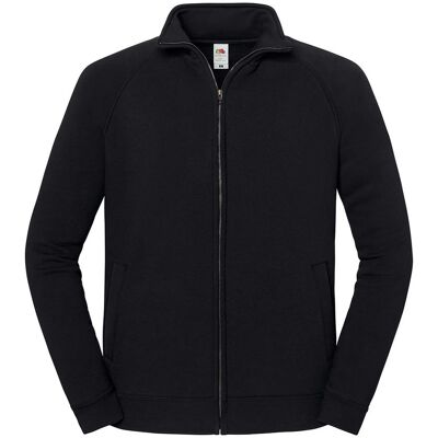Fruit of the Loom Unisex Erwachsene Iconic Premium Sweat Jacke (Schwarz) Schwarz S Fruit of the Loom Unisex Erwachsene Iconic Premium Sweat Jacke (Schwarz) Schwarz S