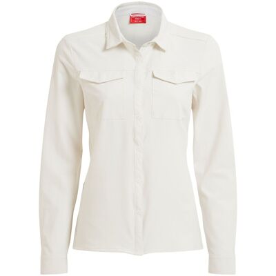 Craghoppers - "NosiLife Pro III" Hemd für Damen Langärmlig (Meersalz) Beige EU 46 / UK 18 Craghoppers - "NosiLife Pro III" Hemd für Damen Langärmlig (Meersalz) Beige EU 46 / UK 18