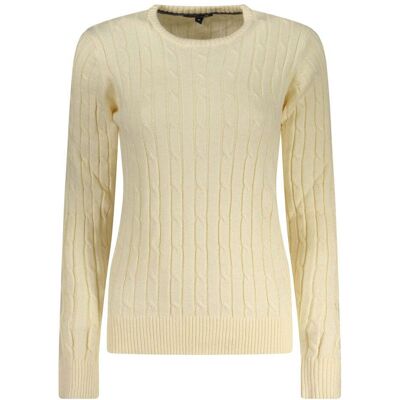 NORWAY 1963 Norwegen 1963 Bianco Viskose Dame Pullover Weiß XL NORWAY 1963 Norwegen 1963 Bianco Viskose Dame Pullover Weiß XL