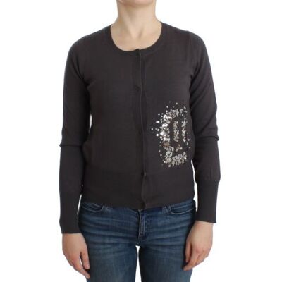 John Galliano Lila Wolle Pailletten Cardigan Strickpullover Lila S John Galliano Lila Wolle Pailletten Cardigan Strickpullover Lila S