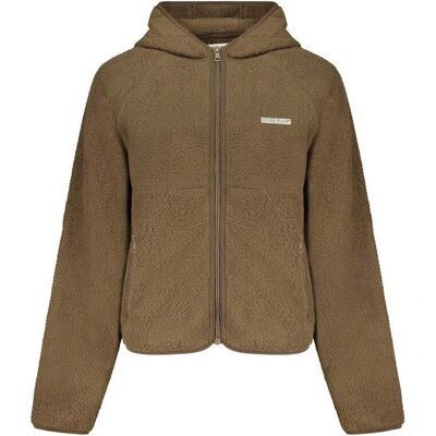 Guess Jeans Marrone Polyester Frauen Sweatshirt Braun M Guess Jeans Marrone Polyester Frauen Sweatshirt Braun M