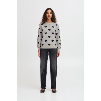 Ichi Strickpullover IHBRIELLE Loose fit Mehrfarben S Ichi Strickpullover IHBRIELLE Loose fit Mehrfarben S