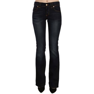 John Galliano Blau gewaschene Mid-Waist Regular Leg Bootcut-Denimjeans Blau 24 (Größe) John Galliano Blau gewaschene Mid-Waist Regular Leg Bootcut-Denimjeans Blau 24 (Größe)