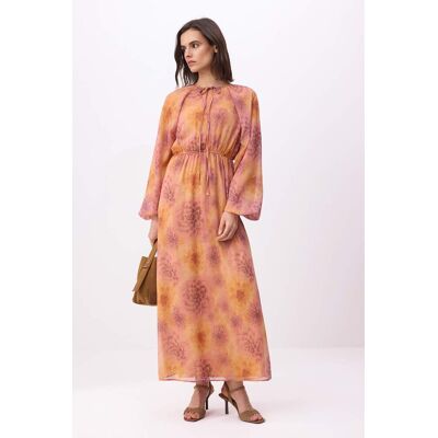 Turkishsouq Maxikleid mit Blumenmuster, A-Linien-Schnitt und Hijab-Stil für Damen Rosa EU 40 / UK 12 Turkishsouq Maxikleid mit Blumenmuster, A-Linien-Schnitt und Hijab-Stil für Damen Rosa EU 40 / UK 12
