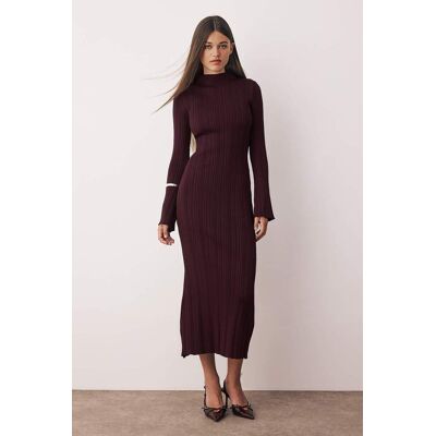 Turkishsouq Lila Unifarbenes Maxikleid für Damen, lang, lässig, figurbetont Lila M Turkishsouq Lila Unifarbenes Maxikleid für Damen, lang, lässig, figurbetont Lila M