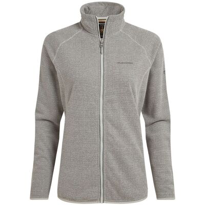 Craghoppers - "Tarvos" Fleecejacke Durchgehender Reißverschluss für Damen (Dunkelgrau meliert) Grau EU 40 / UK 12 Craghoppers - "Tarvos" Fleecejacke Durchgehender Reißverschluss für Damen (Dunkelgrau meliert) Grau EU 40 / UK 12