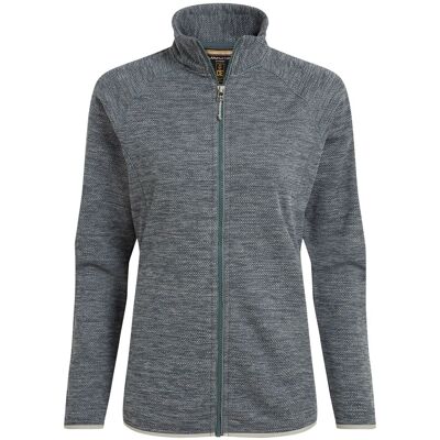 Craghoppers - "Tarvos" Fleecejacke Durchgehender Reißverschluss für Damen (Sturmgrau Mergel) Grau EU 44 / UK 16 Craghoppers - "Tarvos" Fleecejacke Durchgehender Reißverschluss für Damen (Sturmgrau Mergel) Grau EU 44 / UK 16