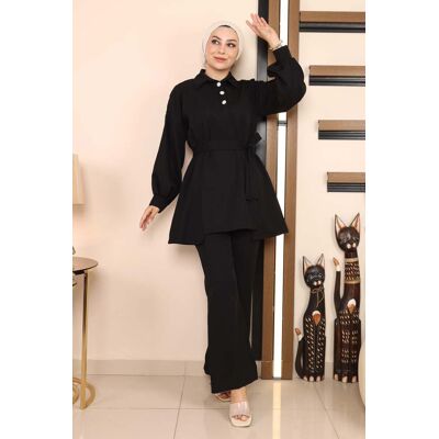 Turkishsouq Schlitz Anzug Schwarz Schwarz EU 44 / UK 16 Turkishsouq Schlitz Anzug Schwarz Schwarz EU 44 / UK 16