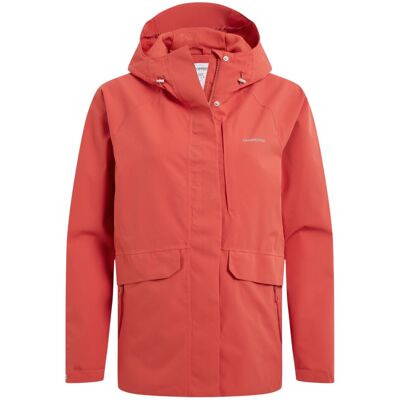 Craghoppers - "Caldbeck ll" Jacke, wasserfest für Damen (Kompottrot) Orange EU 44 / UK 16 Craghoppers - "Caldbeck ll" Jacke, wasserfest für Damen (Kompottrot) Orange EU 44 / UK 16