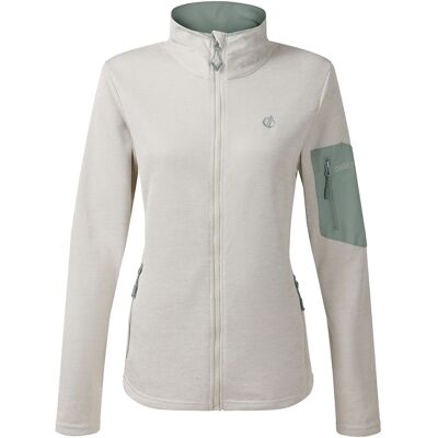 Dare 2B - "Torrek II" Fleecejacke für Damen (Mandelmilch) Weiß & Gold EU 48 / UK 20 Dare 2B - "Torrek II" Fleecejacke für Damen (Mandelmilch) Weiß & Gold EU 48 / UK 20