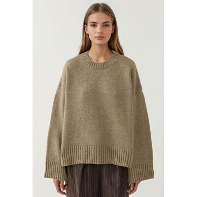Hiccup Dicker Rundhals Extra Weich Touch Pullover Natürlich L Hiccup Dicker Rundhals Extra Weich Touch Pullover Natürlich L
