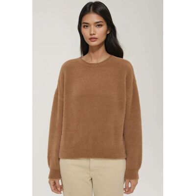 Hiccup Bärtiger Rundhalsausschnitt Ultra Soft Touch Strickpullover Natürlich S Hiccup Bärtiger Rundhalsausschnitt Ultra Soft Touch Strickpullover Natürlich S