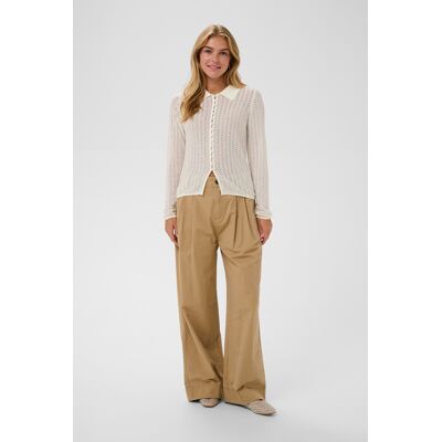 Saint Tropez Strickjacke PorshaSZ Strickjacke Fitted Weiß L Saint Tropez Strickjacke PorshaSZ Strickjacke Fitted Weiß L
