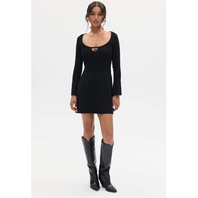 BENU Strickkleid Schwarz XS/S BENU Strickkleid Schwarz XS/S