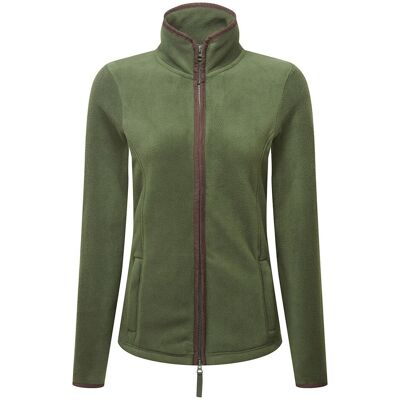 Premier - "Artisan" Fleecejacke für Damen (Moosgrün/Braun) Grün S Premier - "Artisan" Fleecejacke für Damen (Moosgrün/Braun) Grün S