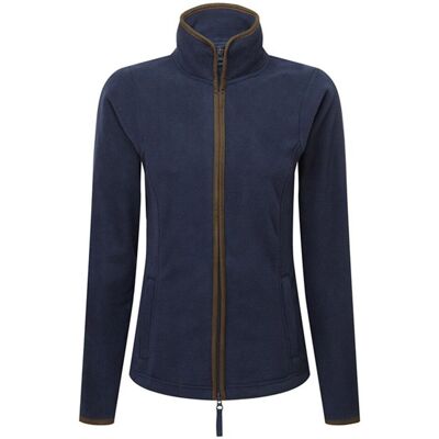 Premier - "Artisan" Fleecejacke für Damen (Marineblau/Braun) Navy blau XS Premier - "Artisan" Fleecejacke für Damen (Marineblau/Braun) Navy blau XS