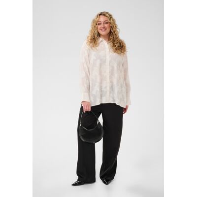 Kaffe Curve Langarm-Hemd KCcassy Langarm-Hemd Loose fit Weiß EU 44 / UK 16 Kaffe Curve Langarm-Hemd KCcassy Langarm-Hemd Loose fit Weiß EU 44 / UK 16