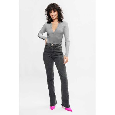 BENU Grauer Damen Pullover Grau M/L BENU Grauer Damen Pullover Grau M/L