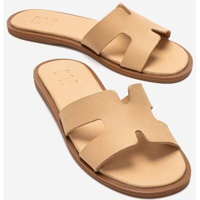 Forever & Always Biora Leder Slide Beige EU40 Forever & Always Biora Leder Slide Beige EU40