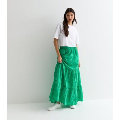 Gini London Grüner, gestufter, mit Spitze bestickter langer Rock (NEW LOOK) Grün EU 42 / UK 14 Gini London Grüner, gestufter, mit Spitze bestickter langer Rock (NEW LOOK) Grün EU 42 / UK 14
