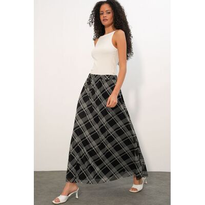 Big Dart Blumenkleid Hohe Taille Maxi-Rock Mehrfarben M Big Dart Blumenkleid Hohe Taille Maxi-Rock Mehrfarben M