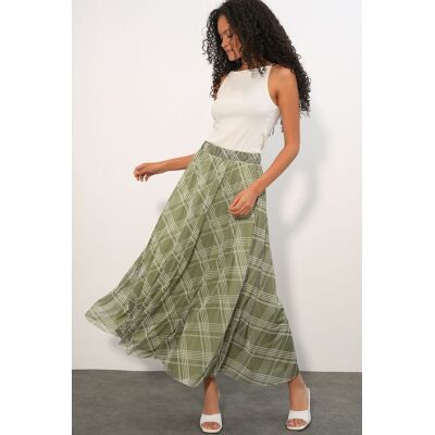 Big Dart Blumenkleid Hohe Taille Maxi-Rock Mehrfarben M Big Dart Blumenkleid Hohe Taille Maxi-Rock Mehrfarben M