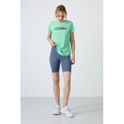 Tommy Life Kurze High-Waist Strickleggings Dunkelgrau XL Tommy Life Kurze High-Waist Strickleggings Dunkelgrau XL