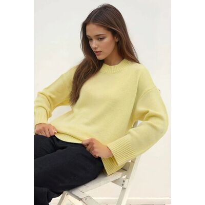 Hiccup Rundhals Gemütlicher Pullover Natürlich L Hiccup Rundhals Gemütlicher Pullover Natürlich L